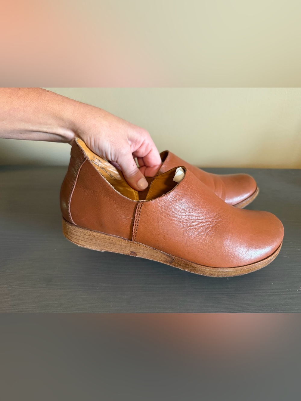 Kork-Ease Leather Slip On Clogs - Picture 6 of 10